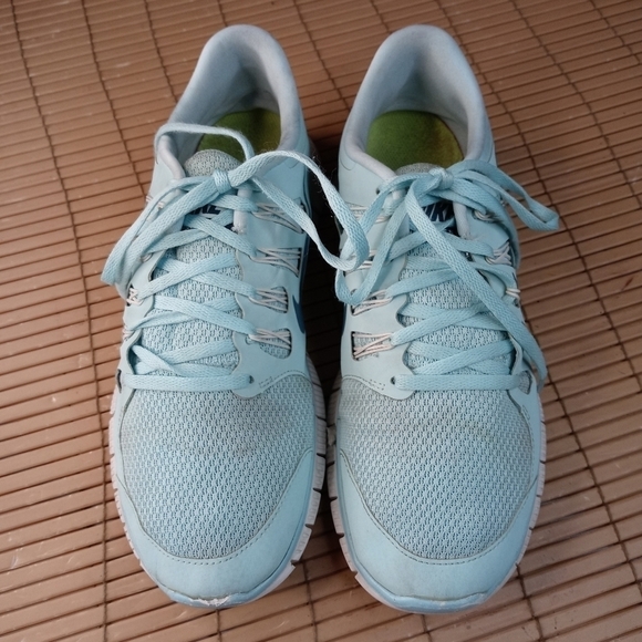 Nike Free 5.0+ Women's Size US 6.5 Running Shoes Sneakers Turquoise 580591-431 . - Picture 3 of 10